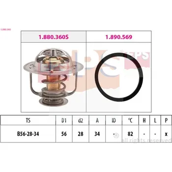 Chladič motoru Termostat, chladivo EPS 1.880.360