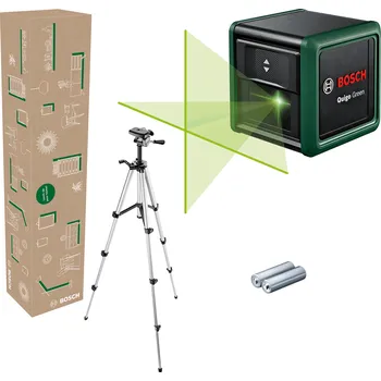 Měřící laser Bosch křížový laser Quigo Green Set