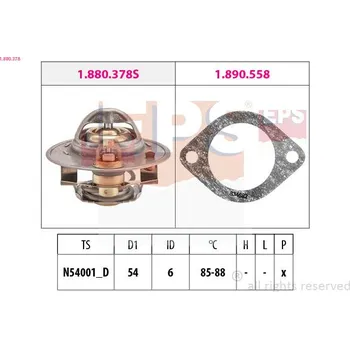 Chladič motoru Termostat, chladivo EPS 1.880.378