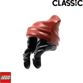 Stavebnice LEGO LEGO® Dílky na figurky LEGO Dlouhé Vlasy Kombo s Čepicí / CITY 52686pb04