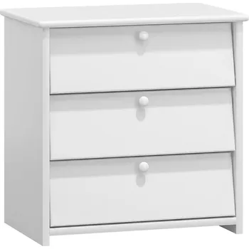 Botník Slevadoma Výklopný botník masiv borovice MARTIN III Barva: Barva bílá