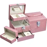 Šperkovnice kufřík - výběr barev Izidora - Růžová