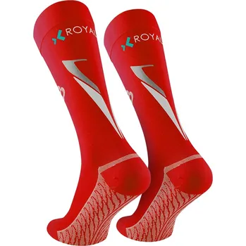 Pánské ponožky ROYAL BAY Therapy - Kompresní podkolenky - Červená/M normal