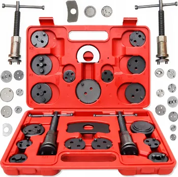 Nářadí pro automobil Stlačovák brzdových pístů – 21dílná sada s kufrem