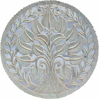 Vánoční dekorace Dekorace na zeď DKD Home Decor Strom MDF (90 x 2 x 90 cm)