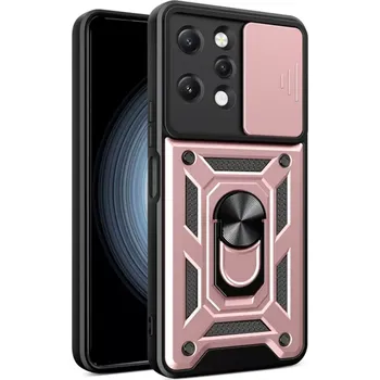 Pouzdro na mobilní telefon Kryt Xiaomi Redmi 12 4G / 5G Techsuit CamShield Pro rose gold