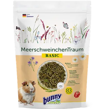 Krmivo pro hlodavce Bunny Nature krmivo pro morčata Basic 600 g