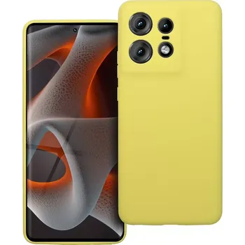 Pouzdro na mobilní telefon Silikonové pouzdro Coolcase SILICONE 2mm - Motorola Edge 50 Pro - Šťavňatě žluté (Silikonový kryt či Coolcase SILICONE 2mm na mobilní telefon Motorola Edge 50 Pro Šťavňatě žluté)