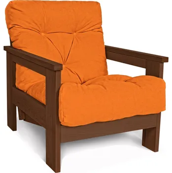 Křeslo Křeslo MEXICO 03 se sklopným opěradlem z masivu/oranžové