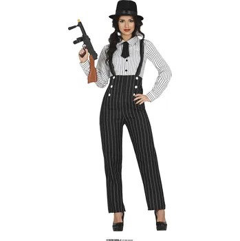 Guirca Gangster dámský kostým Velikost: 38 - 40 (M)