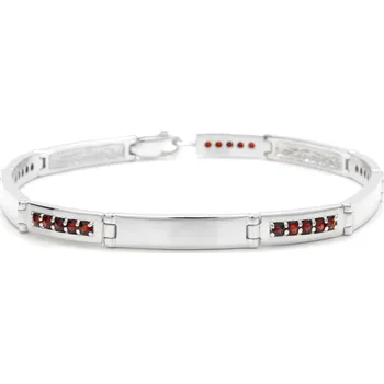 Náramek Granát Willie červená