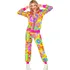 Karnevalový kostým Widmann Unisex Hippie květinová neonová párty souprava