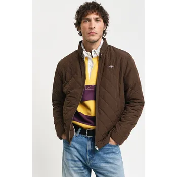 BUNDA GANT QUILTED WINDCHEATER RICH BROWN