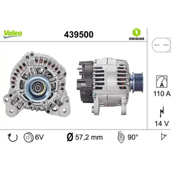 Autoelektrika generátor VALEO 439500