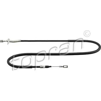 Lanko parkovací brzdy Tazne lanko, parkovaci brzda TOPRAN 631 756