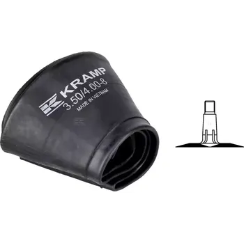 Pojezdové kolečko Duše pro ráfek Ø 8", 350/400-8 TR13, rovný ventil, Kramp
