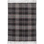 LIVARNO home Deka, 130 x 170 cm (tmavé káro)