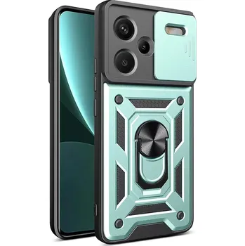 Pouzdro na mobilní telefon Kryt Xiaomi Redmi Note 13 Pro+ 5G Techsuit CamShield Pro green