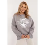 My Red Lips Mikina Brooklyn šedá Velikost: UNI