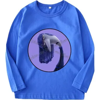 Disney Dětské barevné tričko s dlouhým rukávem V hlavě 2 (Inside Out 2) Barva: tmavě modrá, Velikost: 160