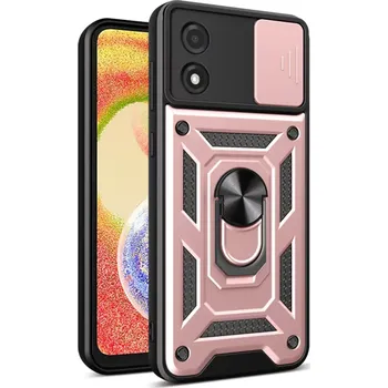 Pouzdro na mobilní telefon Kryt Motorola Moto E13 Techsuit CamShield Pro rose gold