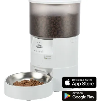 Miska pro psa Automatické krmítko TX-S Smart 3.01, 3l/18 x 31 x 18 cm, bílá
