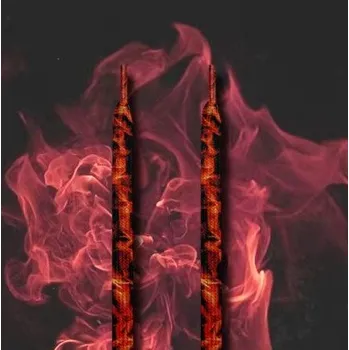 Tkaničky do bot Tkaničky s kouřovým potiskem, jeden pár - Červené, 120 cm