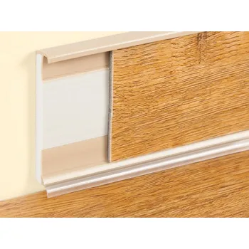 Podlahová lišta Bolta Design Plankenprofil pro vlepení pásku 0272 Béžová, 2,5 m