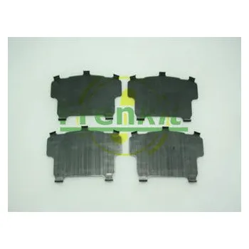 Brzdový komplet Protihluková folie, brzdové oblożení (posunovací deska) FRENKIT 940110