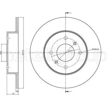 Brzdový kotouč Brzdový kotouč CIFAM 800-672