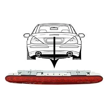 Osvětlení automobilu Přídavné brzdové světlo VAN WEZEL 3042929
