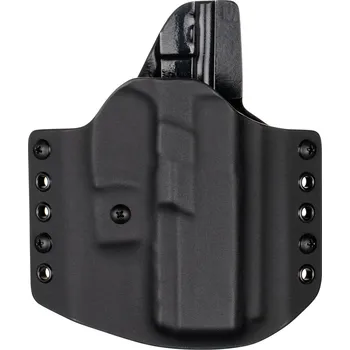 Příslušenství pro sportovní střelbu RH Holsters OWB - Springfield Echelon - HS Echelon - vnější kydexové pouzdro - poloviční sweatguard - ns - černá/černá Pouzdro je pro: Levák