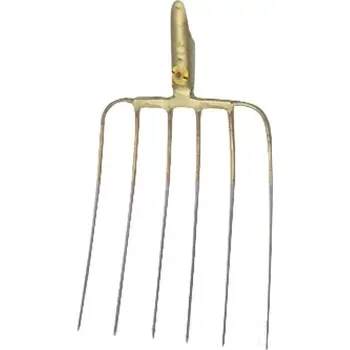 Vidle Vidle na kukuřici SHW bez násady se 6 hroty (KP-ES54492) (Vidle na kukuřici SHW bez násady se 6 hroty, 360 x 320 mm. Vnitřní hroty jsou prohnuté a vnější hroty jsou rovné pro lepší nakládání kukuřice. Těleso vidlí vyrobené ze speciální ocele, kováno v)