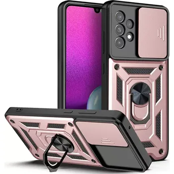 Pouzdro na mobilní telefon Kryt Samsung Galaxy A23 4G / A23 5G Techsuit CamShield Pro rose gold