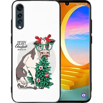 Vánoční dekorace VSECHNONAMOBIL 83797 MY ART Kryt s vánočním designem LG Velvet MERRY CHRISTMAS (074)