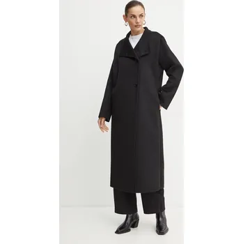 Dámský kabát Kabát s příměsí vlny Boss Orange 50524463 černá 99X, vel. 34