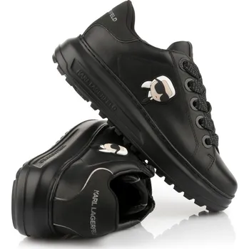 Dámské tenisky TENISKY KARL LAGERFELD KAPRI LUG KARL NFT LO LACE BLACK LTHR / MONO