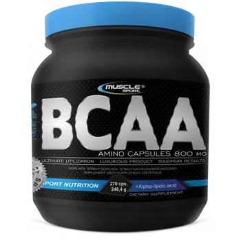 Aminokyselina Muscle Sport BCAA Amino Caps 800 mg 270 kapslí
