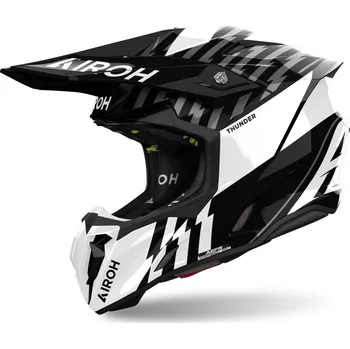 Helma na motorku AIROH přilba TWIST 3 Thunder black/white - M