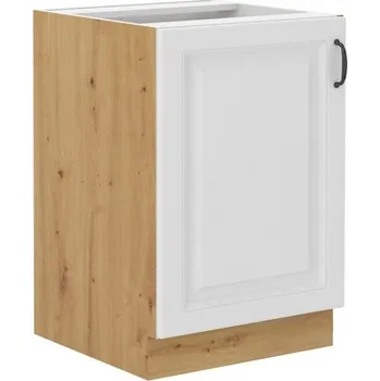 Stolarz-Lempert Kuchyňská skříňka Stilo WHAR - dolní 60 D 1F, bílá + Artisan