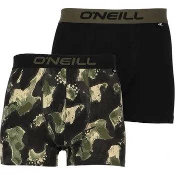 Pánské boxerky O'Neill BOXER 2-PACK S Khaki, Černá