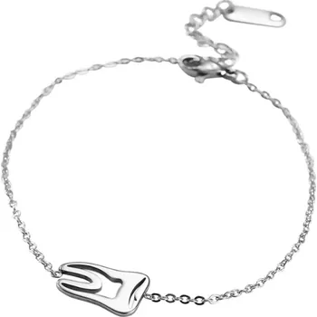 Náramek B-TOP Nerezový náramek s přívěskem Zoubek