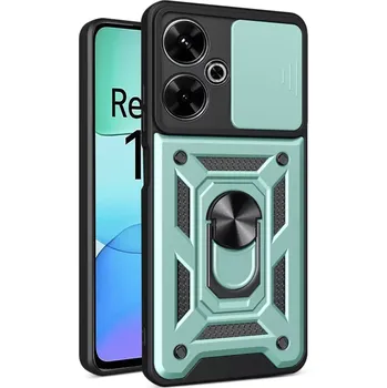 Pouzdro na mobilní telefon Kryt Xiaomi Redmi 13 / Poco M6 4G Techsuit CamShield Pro green