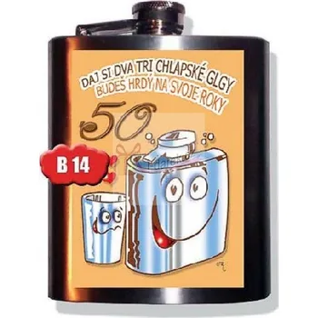 Žertovný předmět Ploskačka jubileum výročie 50 rokov-3 chlapské glgy (SK)