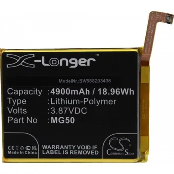 Baterie pro mobilní telefon VHBW Baterie pro Motorola Moto G9 Plus / XT2087, MG50, 4900 mAh