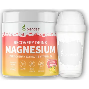 Blendea Magnesium Recovery Drink 165g + MINI Shaker 300ml citron