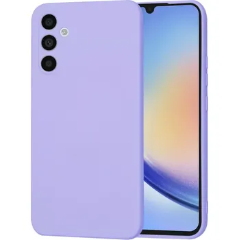 Pouzdro na mobilní telefon Kryt Samsung Galaxy A34 5G Techsuit SoftFlex - light purple