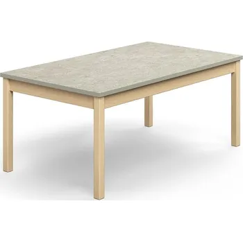 Psací stůl Stůl DECIBEL, 1400x800x590 mm, akustické linoleum, bříza/šedá