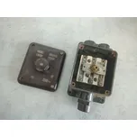 Retro bakelitové STOP tlačítko stiskací odpojovač MEZ ČS 15A 380V 3143 Varianta: 5