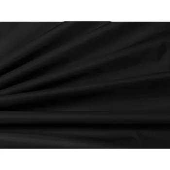 Textilie batohovina s PVC zátěrem lesklá černá, látka, metráž